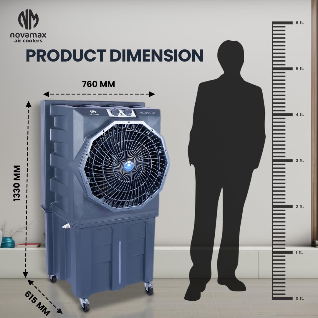 Novamax Rambo Junior 100L Air Cooler