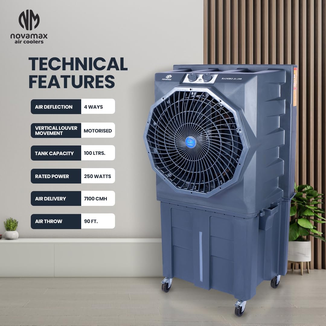 Novamax Rambo Junior 100L Air Cooler