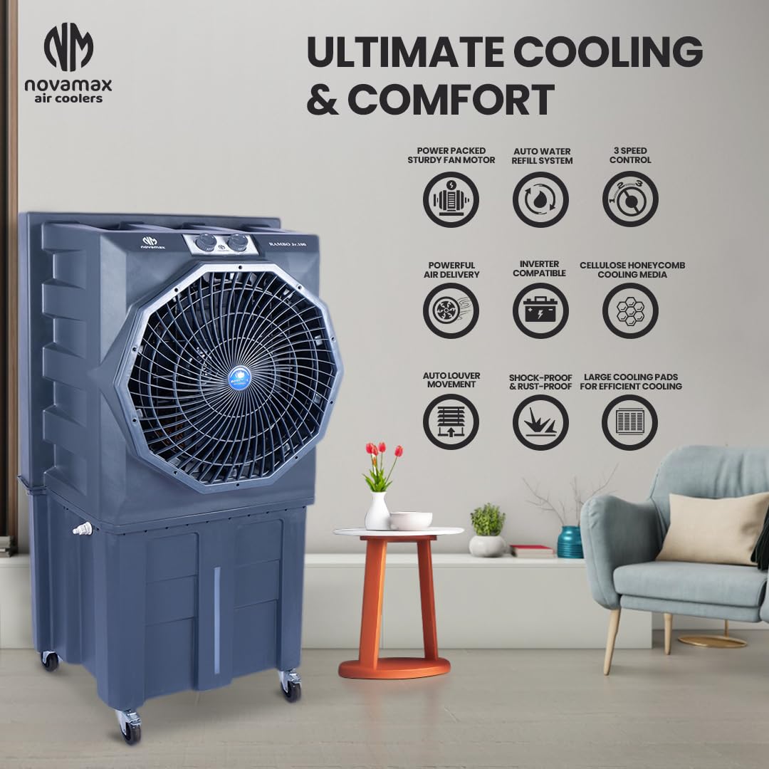 Novamax Rambo Junior 100L Air Cooler