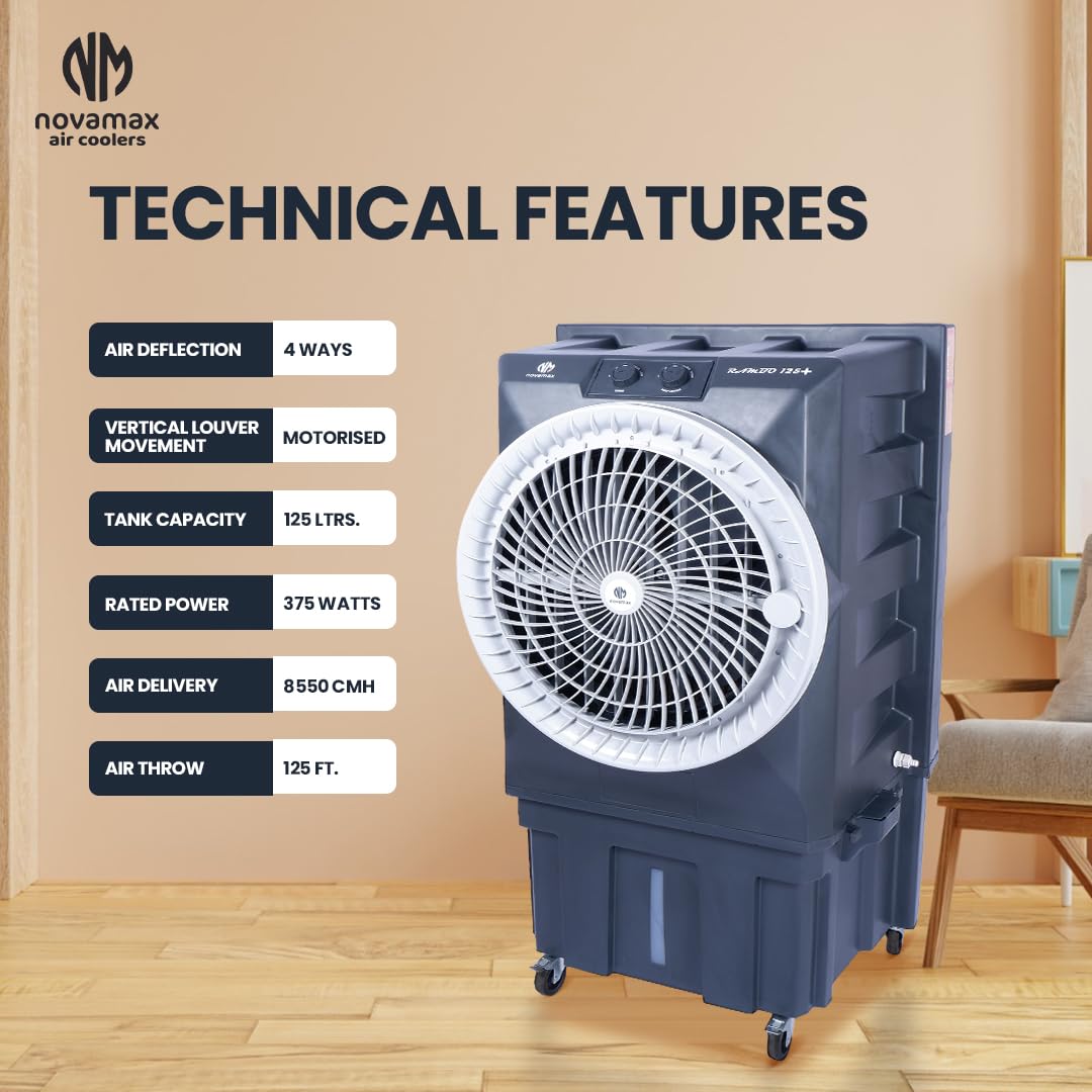 Novamax Rambo Plus 125 L Air Cooler