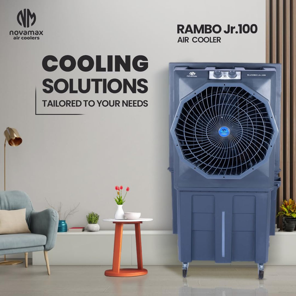 Novamax Rambo Junior 100L Air Cooler – THE COOLER BAZAAR