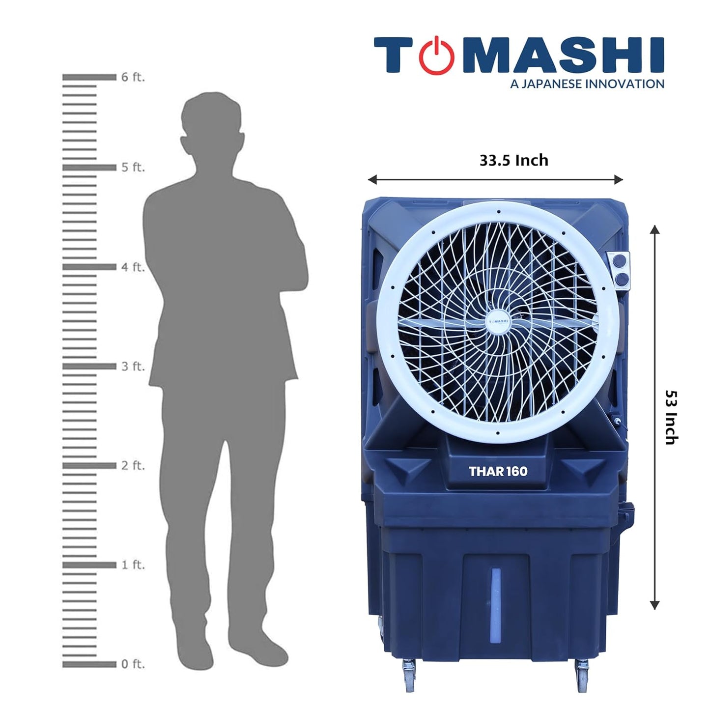 TOMASHI THAR 160 2025  | Auto Swing | 7 Year Body 1 Year Warranty
