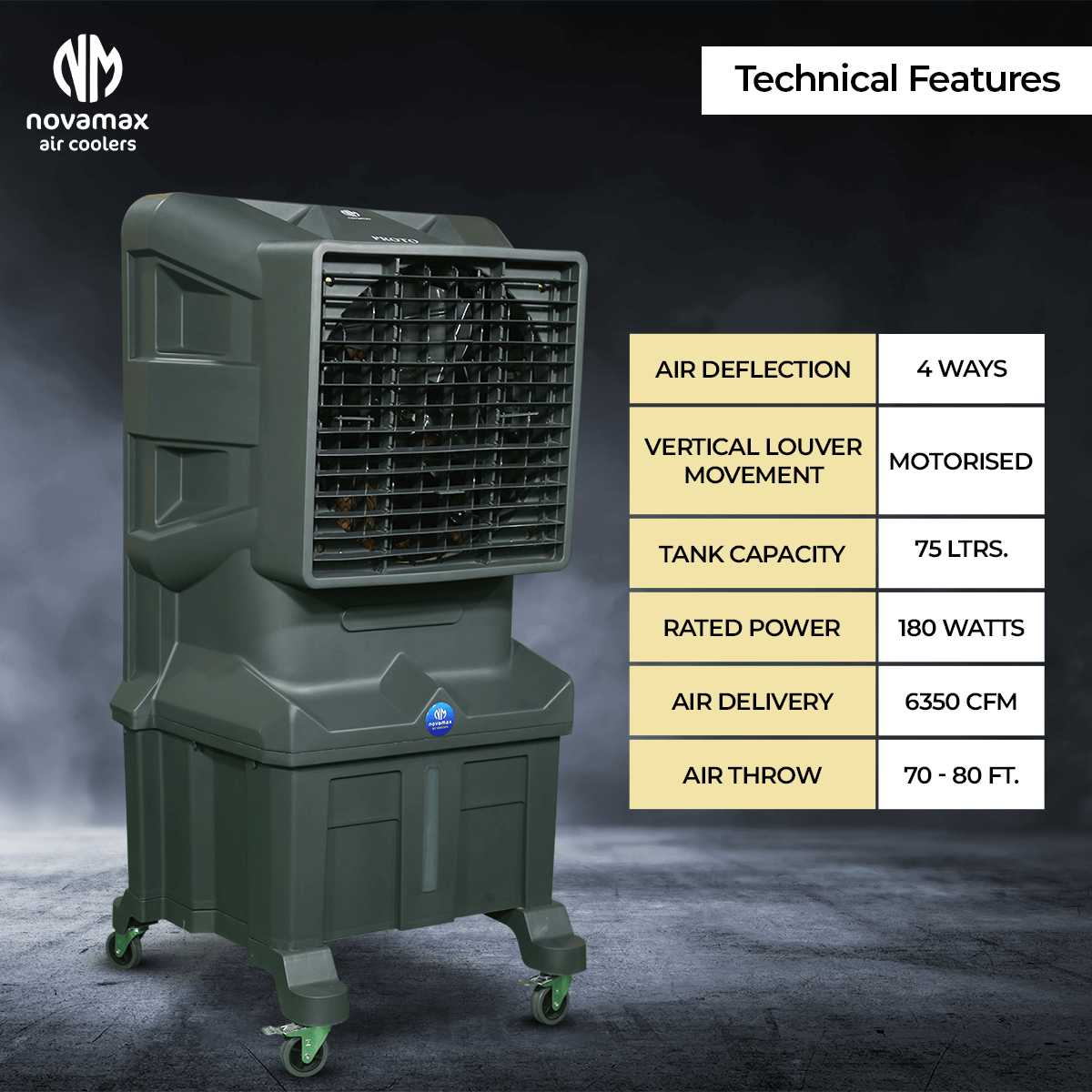 Novamax Proto 75L Commercial Air Cooler