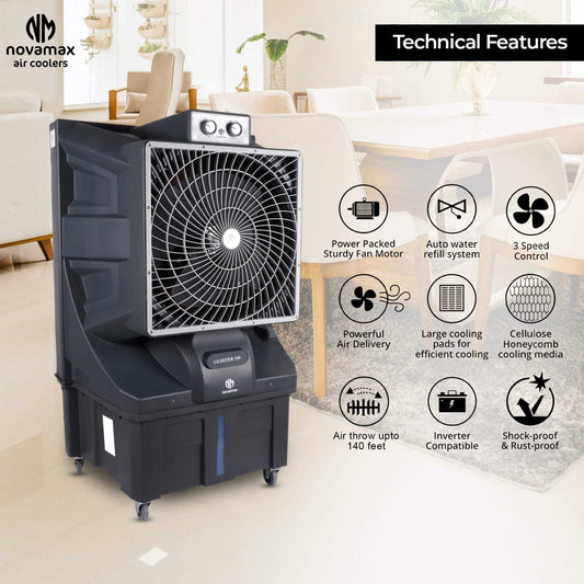 Novamax GLOSTER 100L Air Cooler